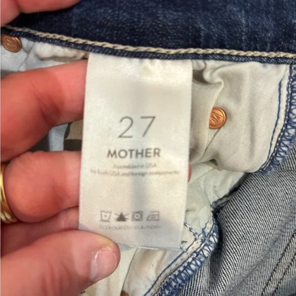 MOTHER Mid-Rise Dazzler Ankle Frey Jeans in Weekend size 27 - Picture 7 of 8